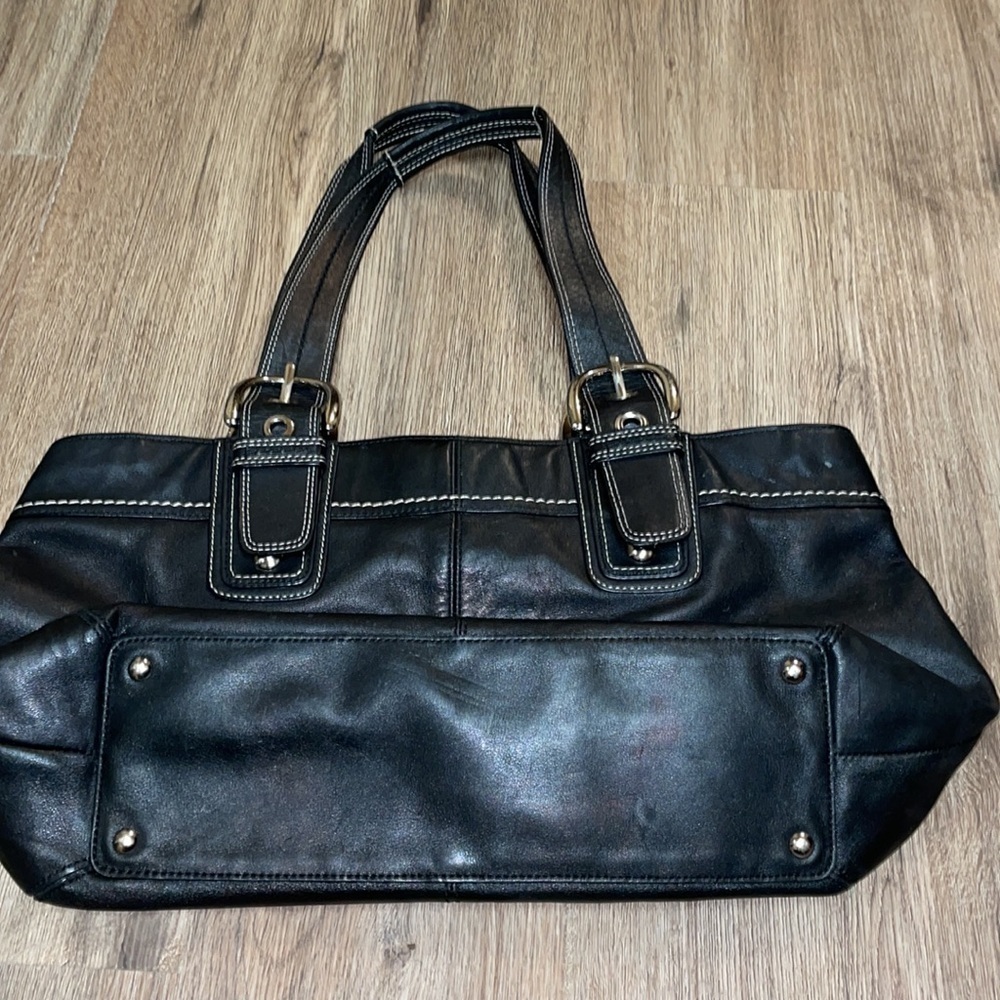 Coach leather tote bag - Picture 3 of 5